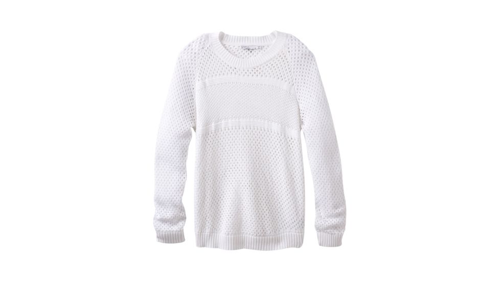 prAna Kokimo Sweater - Womens, White, Large, W21190690 -100-L