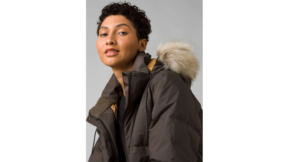 prAna Kromata Bomber Jacket - Women's, Small, Black Olive, 1961411-301-S