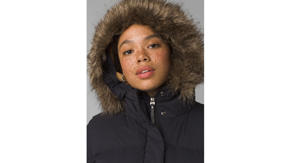 prAna Kromata Long Jacket, Black, Small, 1962281-001-S