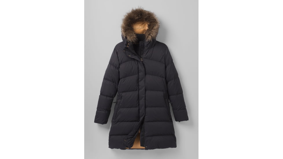 prAna Kromata Long Jacket, Black, Small, 1962281-001-S