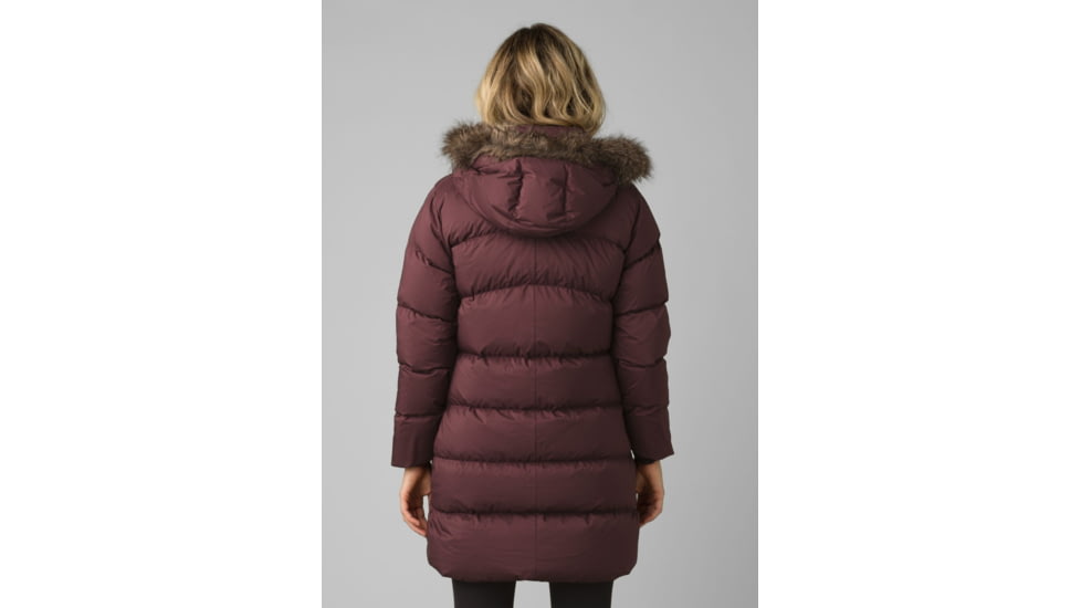 prAna Kromata Long Jacket, Raisin, Small, 1962281-200-S