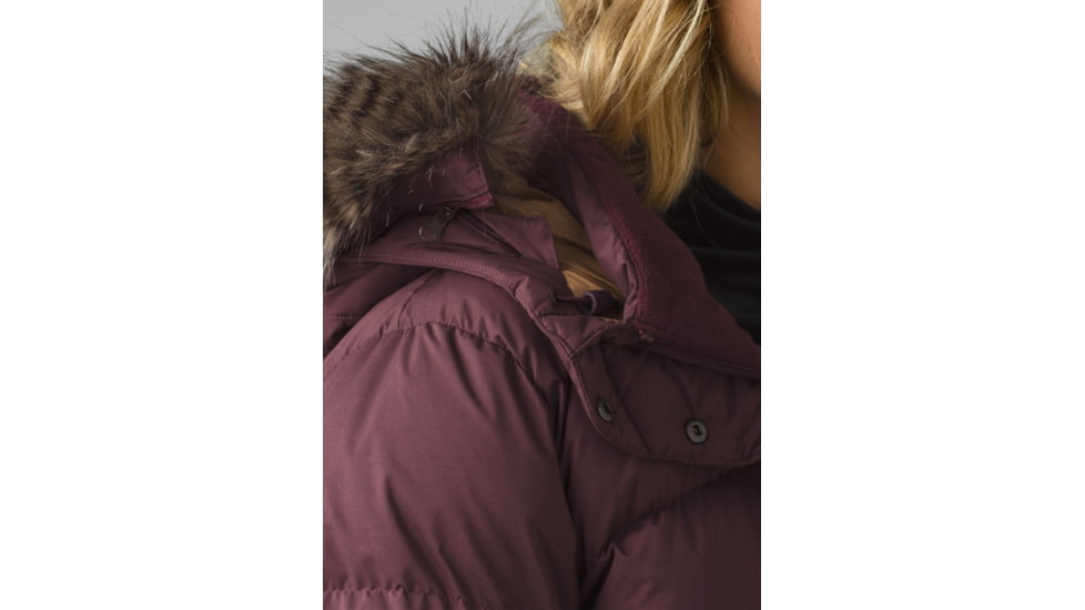 prAna Kromata Long Jacket, Raisin, Small, 1962281-200-S