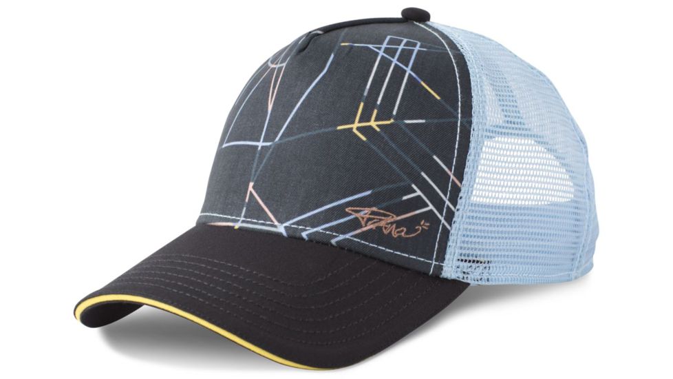 prAna La Viva Trucker Cap, Black Jigsaw, One Size, U5VIVA115-BKJS-O/S