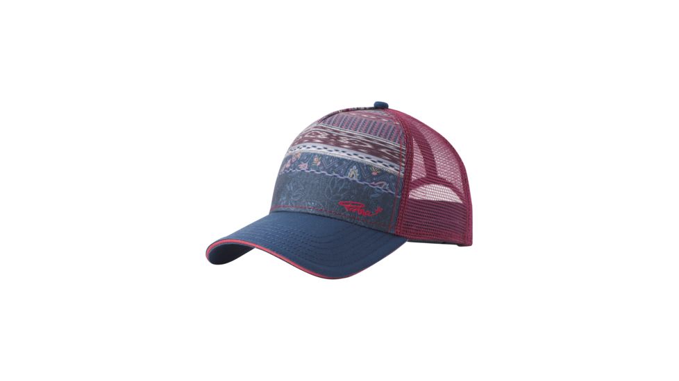 prAna La Viva Trucker Cap, Blue Pioneer, One Size, U5VIVA115-BLPI-O/S