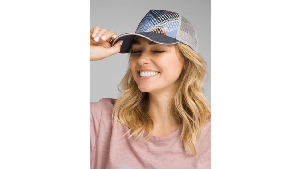 prAna La Viva Trucker Cap, Blue Sangria, One Size, U5VIVA115-BLSG-O/S