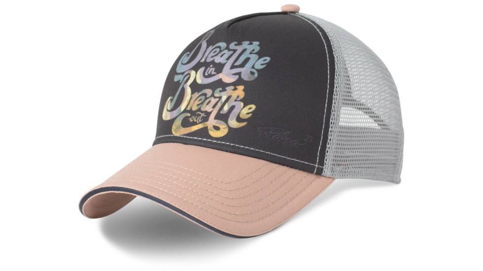 prAna La Viva Trucker Cap, Noir Breathe, One Size, U5VIVA115-NOBR-O/S