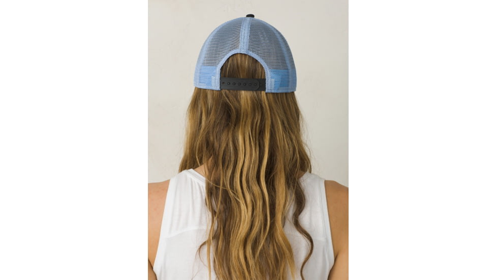 Prana La Viva Trucker Hat, Black Oceania, One Size, U5VIVA115-BKOC-O/S