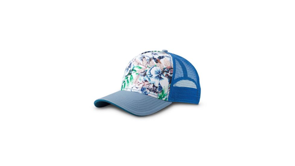 prAna La Viva Trucker Hat, White Bali, One Size, U5VIVA115-WTBA-O/S
