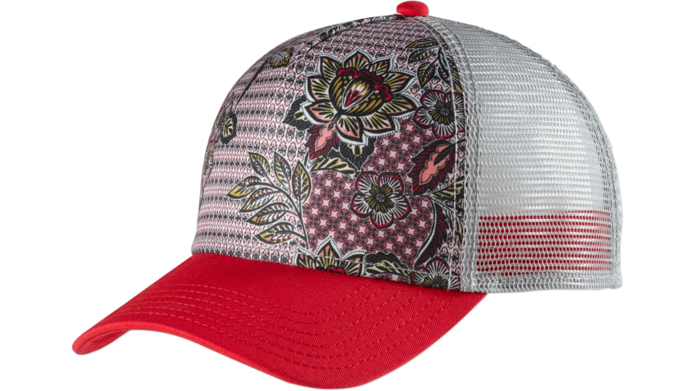 prAna La Viva Trucker - Women's-Cosmo Pink Fleur D'amour