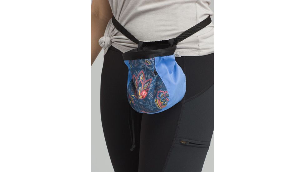 prAna Large Chalk Bag with Belt, Blue Sierra, One Size, U6WMCB110-BLSI-O/S