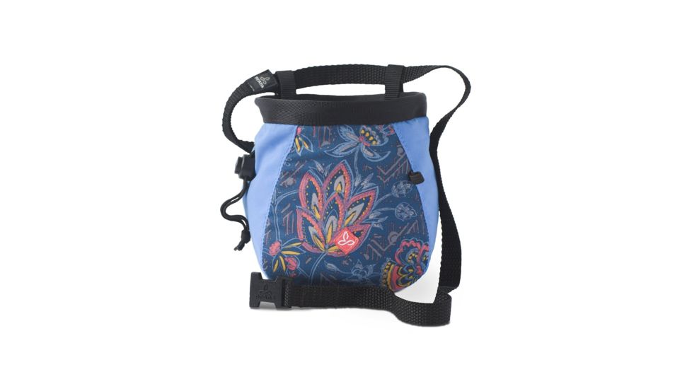 prAna Large Chalk Bag with Belt, Blue Sierra, One Size, U6WMCB110-BLSI-O/S