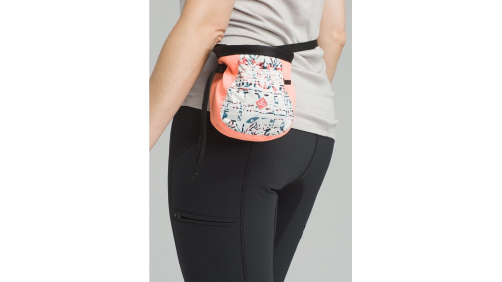 prAna Large Chalk Bag with Belt, Bone Alaska, One Size, U6WMCB110-BOAL-O/S