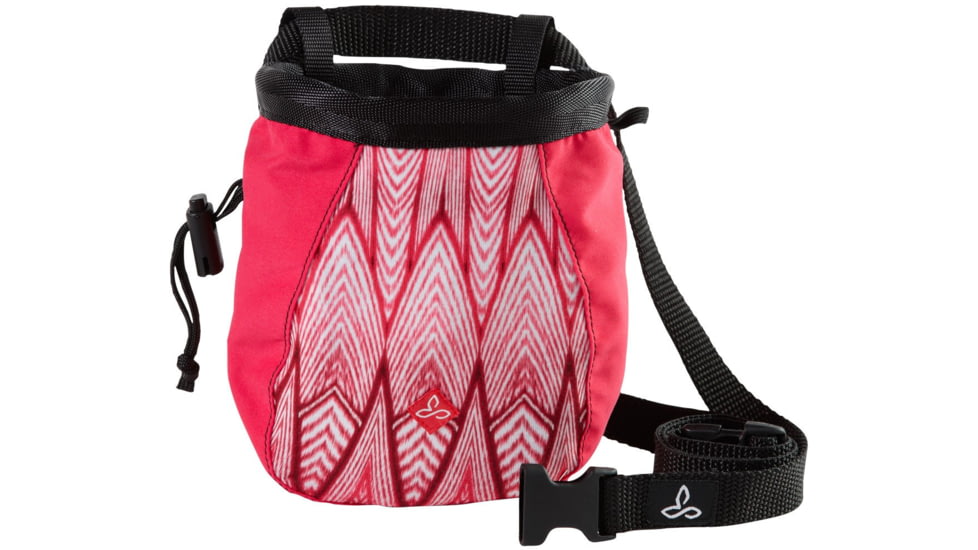 prAna Large Chalk Bag with Belt - Women's-Azalea Feather