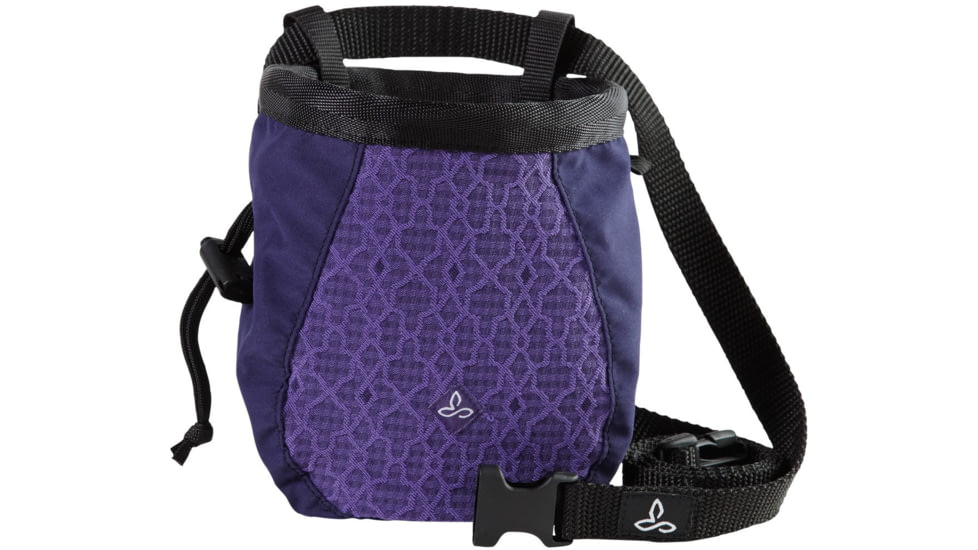 prAna Large Chalk Bag with Belt - Women's-Violet Jacquard
