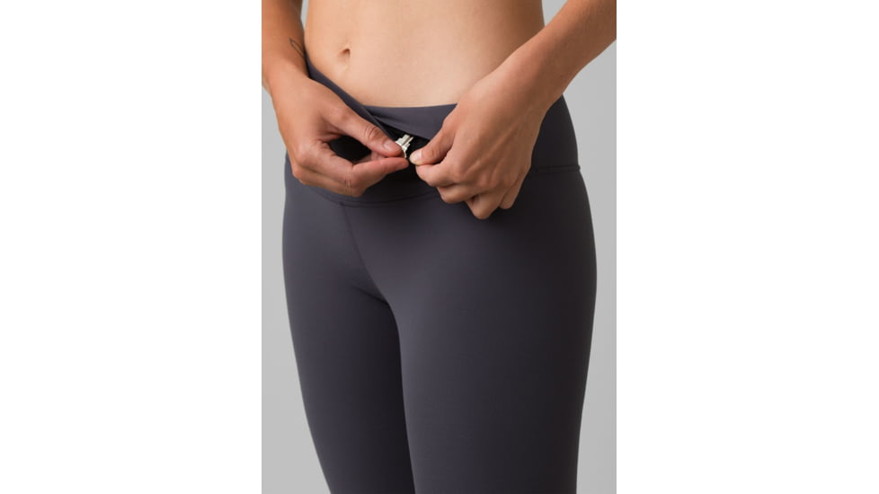 prAna Layna 7/8 Legging Pants, Coal, Medium, 1963771-020-RG-M