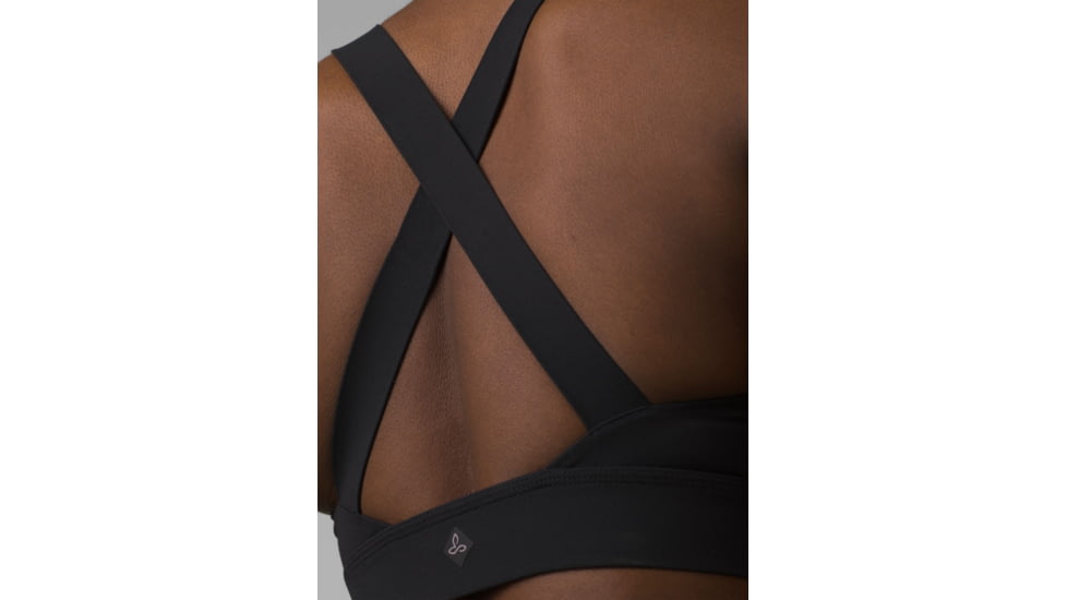 prAna Layna Bra, Black, Medium, 1963331-001-M