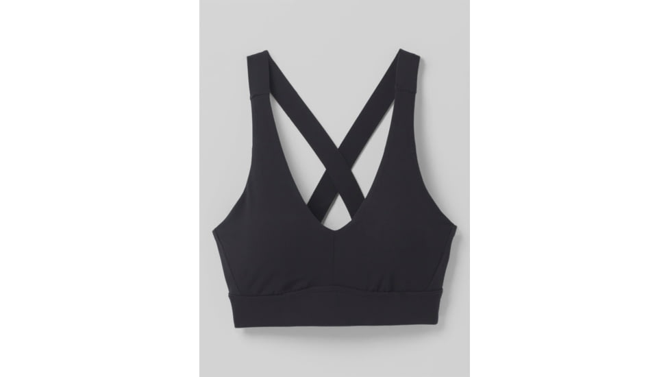 prAna Layna Bra, Black, Medium, 1963331-001-M