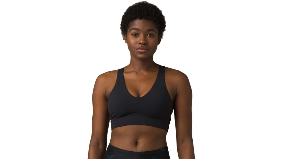 prAna Layna Bra, Black, Medium, 1963331-001-M