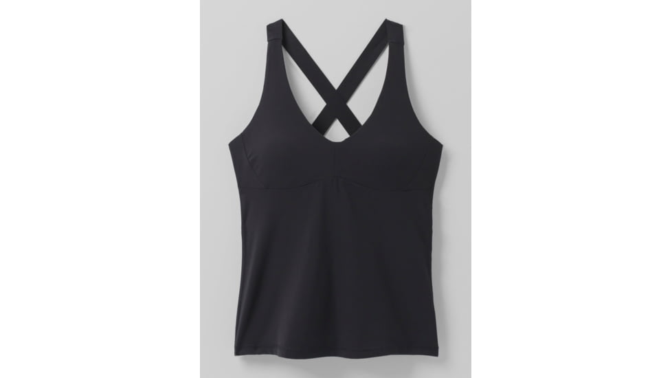 prAna Layna Bra Tank, Black, XSmall, 1963291-002-XS