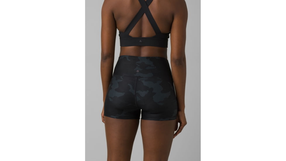 prAna Layna Shorts - Women's, Small, Black Camo, 1966021-002-S