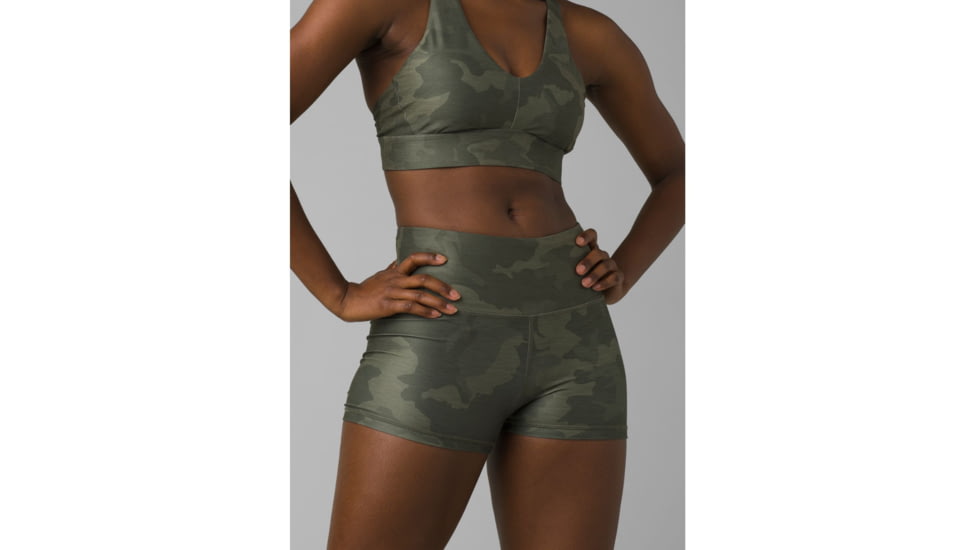 prAna Layna Shorts - Women's, Large, Sage Camo, 1966021-300-L