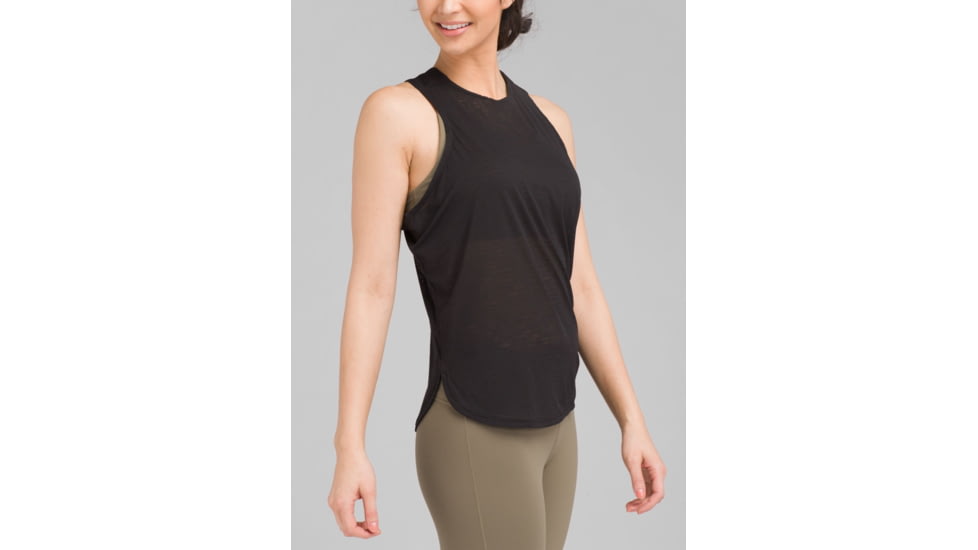 prAna Leesha Tank - Womens, Black, Small, W13190835-BLK-S