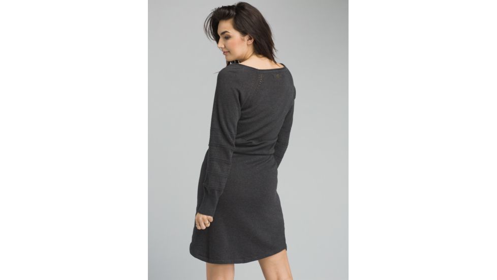 prAna Leigh Dress - Women's, Black Heather, XSmall, W33180545-BKHT-XS
