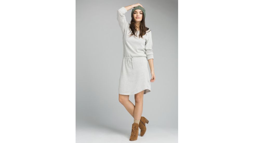 prAna Leigh Dress - Women's, Bone Heather, XSmall, W33180545-BOHT-XS
