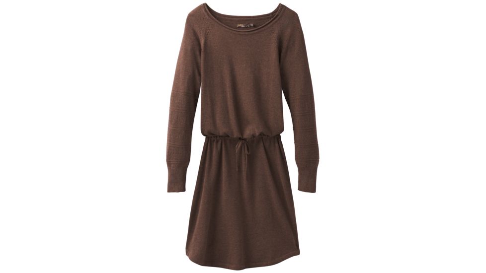 prAna Leigh Dress - Womens, Wedged Wood Heather, XSmall, W33180545-WDHT-XS