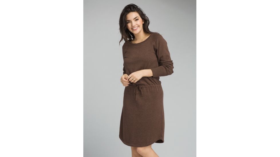 prAna Leigh Dress - Women's, Wedged Wood Heather, XSmall, W33180545-WDHT-XS