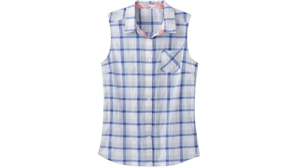 prAna Lexi Button Down Top - Women's-Cobalt-Medium