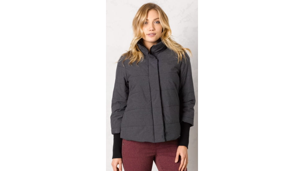 Lily Puffer Jacket - Womens-Black-Small