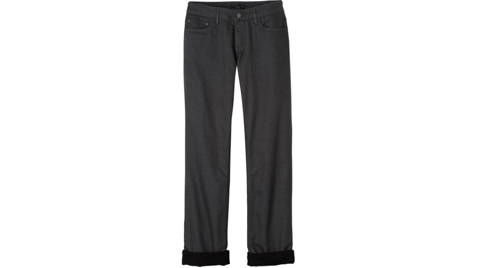 prAna Lined Boyfriend Jean - Women's-Charcoal Dots-14