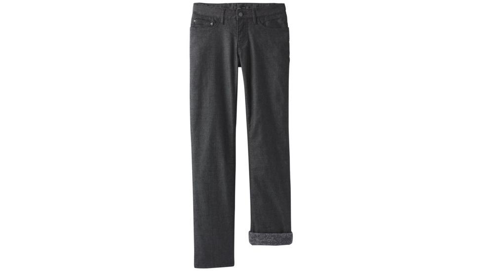 prAna Lined Boyfriend Jean - Womens, Black, 8, W43180630-BLK-8