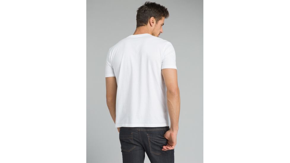 prAna Llamaste Journeyman Tee - Mens, White, Small, M11180480-WHT-S