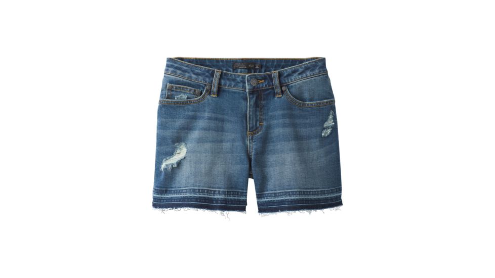 prAna London Short Womens, Distressed Antique Blue, 4, W31180431-DIAB-4