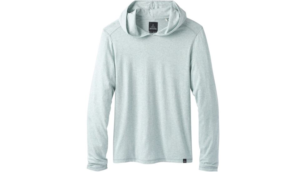 prAna Long Sleeve Hood - Mens, Agave Heather, XLarge, M21181338 -778-XL