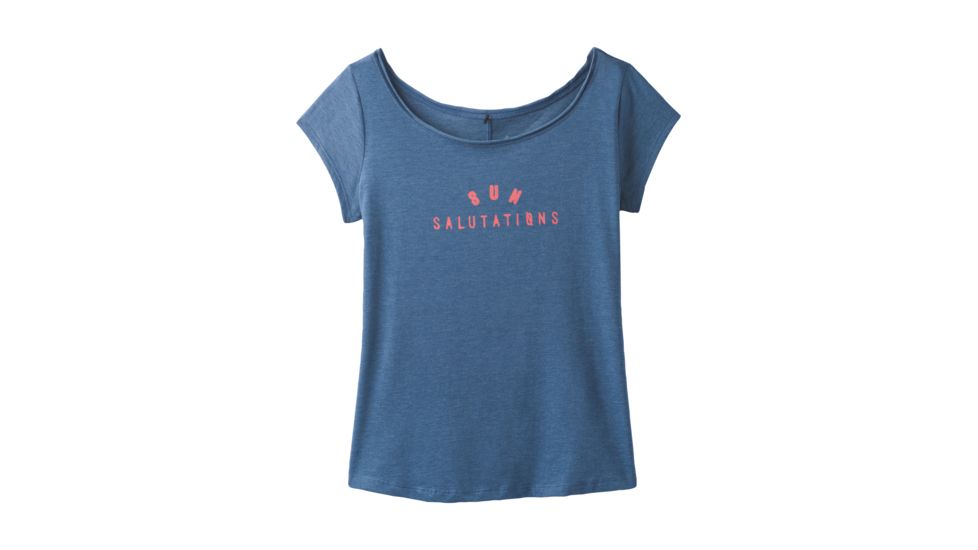 prAna Longline Tee - Women's, Sun Equinox Heather, Large, W13170290-SEHT-L