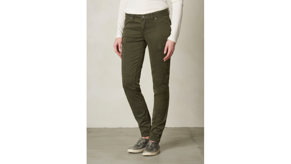 Prana Louisa Pant Skinny Leg, Dark Olive, 12, W4LOUI316-DKOL-12