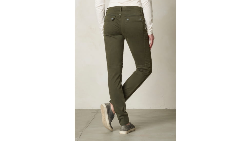 Prana Louisa Pant Skinny Leg, Dark Olive, 12, W4LOUI316-DKOL-12