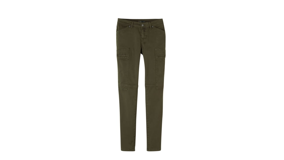 prAna Louisa Pant Skinny Leg, Dark Olive, 12, W4LOUI316-DKOL-12