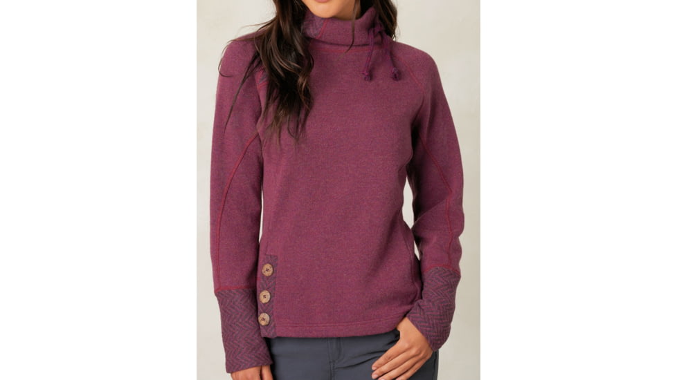 prAna Lucia Sweater - Women's-Plum Red-Medium