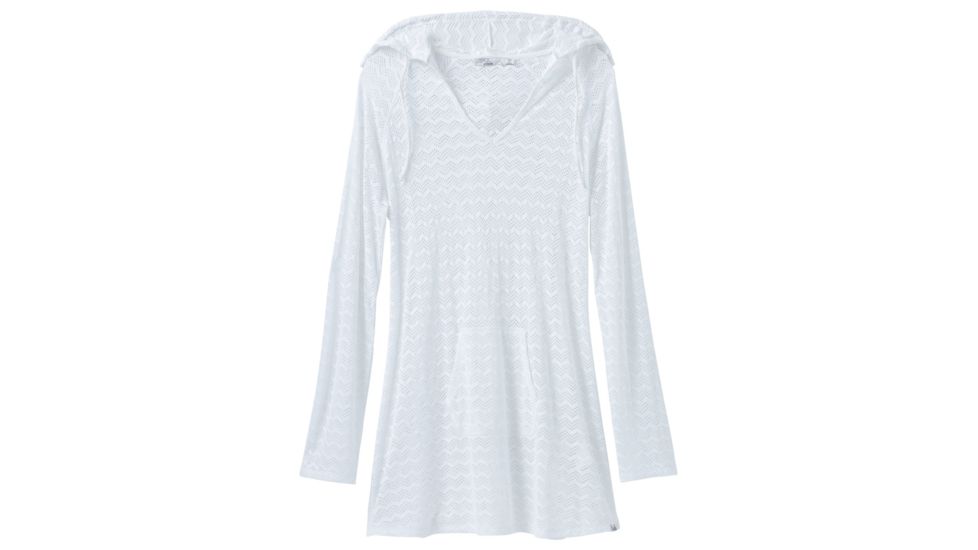 prAna Luiza Tunic Womens, White Chevron, X-Large, W2LUIZ116-WTCV-XL