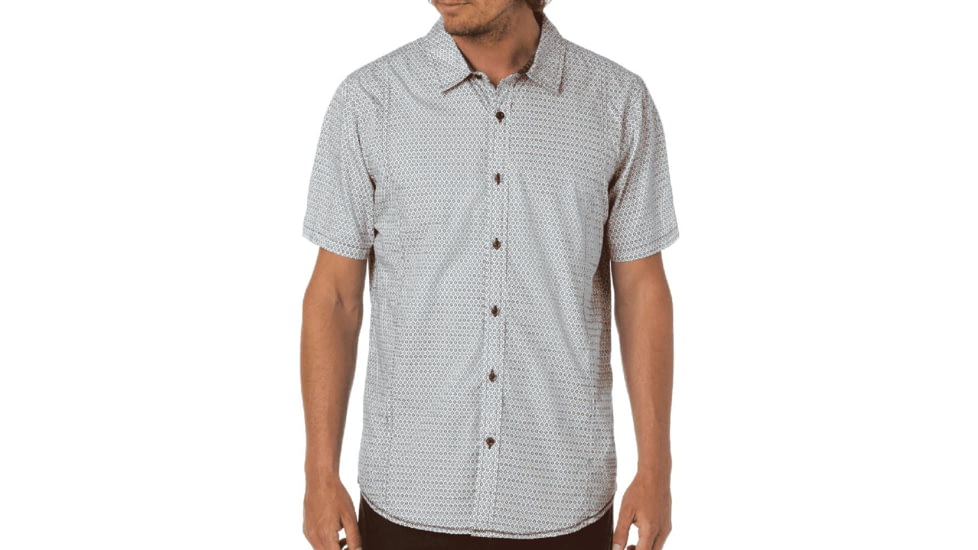 prAna Lukas Slim Long Sleeve Shirt - Men's-Blue Ridge-XX-Large