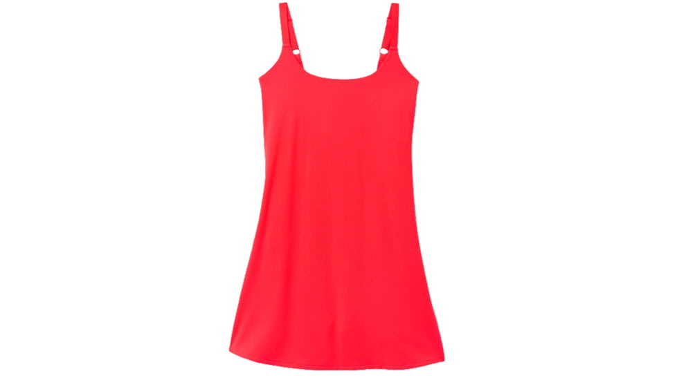 prAna Luxara Dress - Women's, Carmine Red, Small, 1972901-600-S