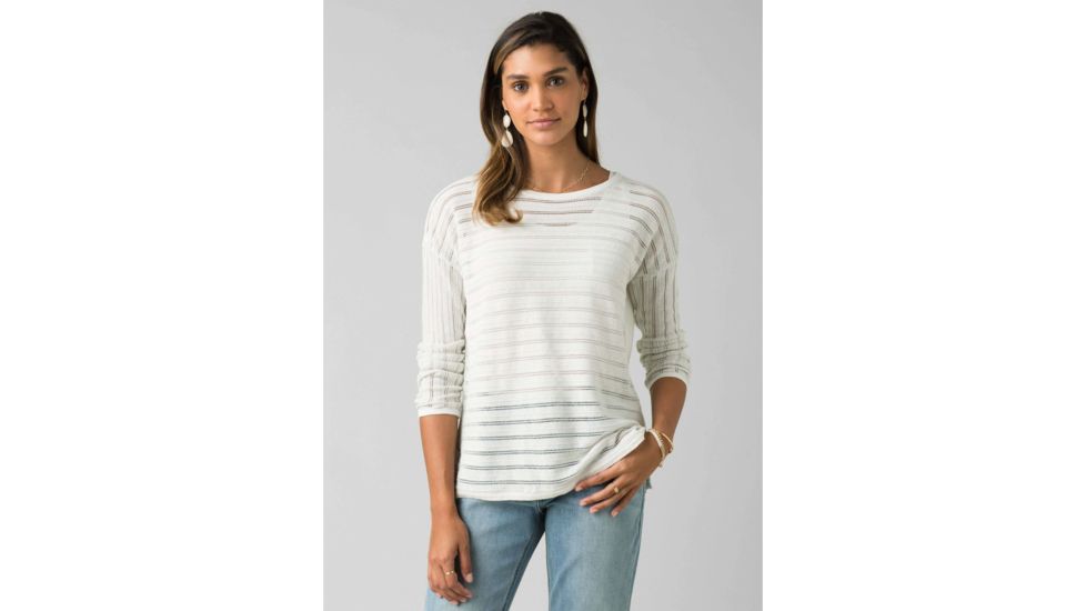 prAna Madeline Sweater - Womens, Soft White, Medium, W21200975-SOWT-M