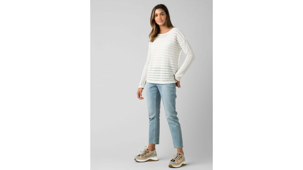 prAna Madeline Sweater - Womens, Soft White, Medium, W21200975-SOWT-M