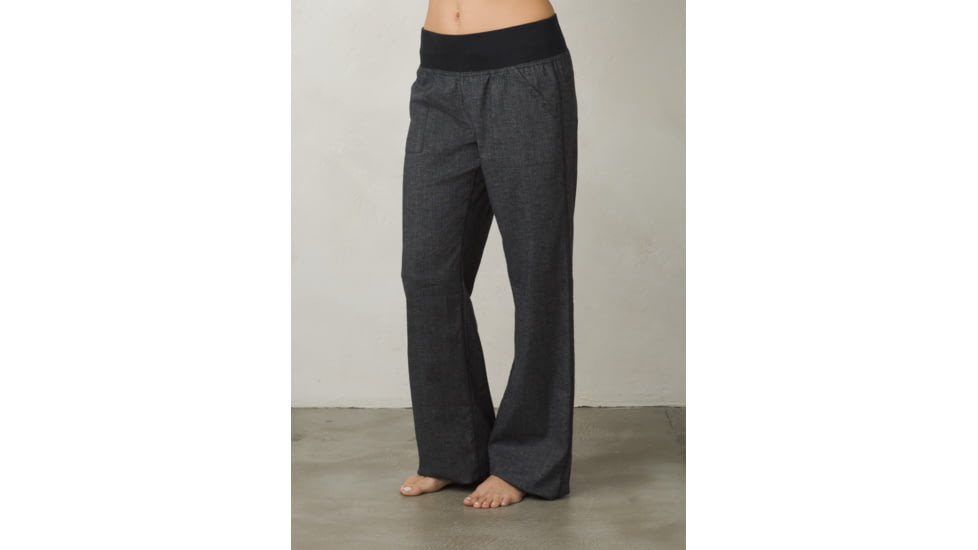 Prana Mantra Women's Pant, Black Herringbone, XL W4MANT115 - BKHB-XL