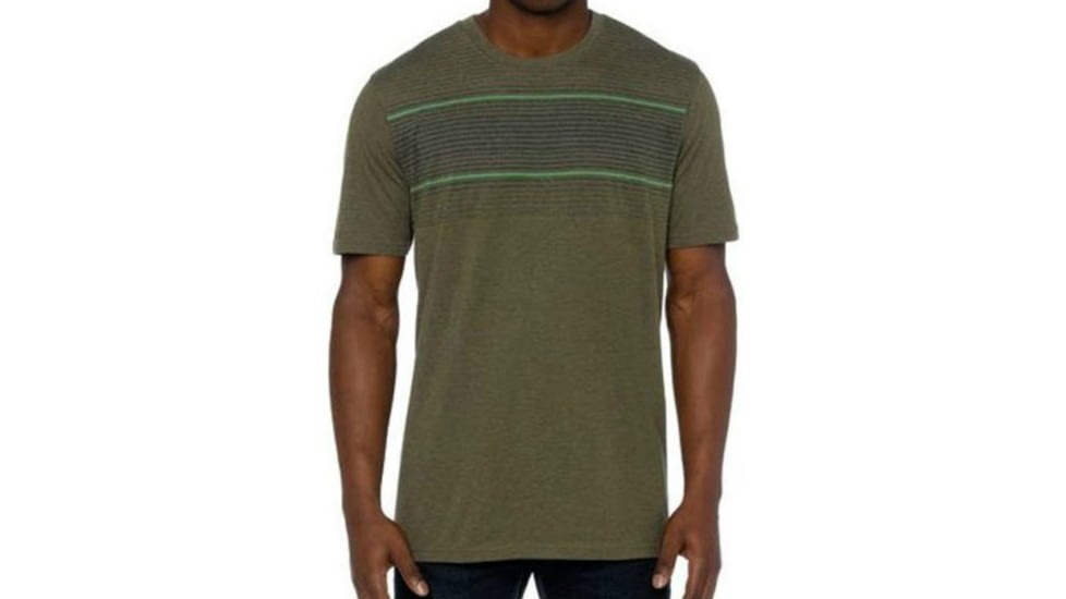 prAna Marco Short Sleeve Crew - Men's-Cargo Green-X-Large