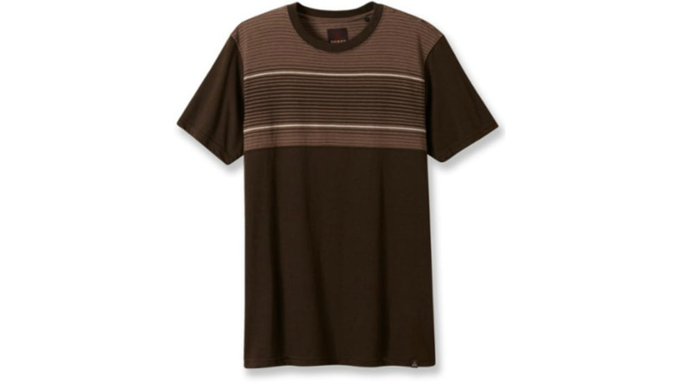 prAna Marco Short Sleeve Crew - Men's-Brown-Large